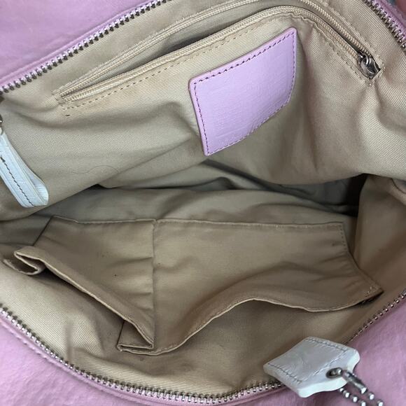 Coach Hamilton Pink Pebbled Leather Tote Shoulder Bag - Picture 10 of 14